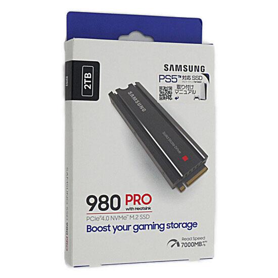 SAMSUNG製 SSD 980 PRO with Heatsink MZ-V8P2T0C/IT 2...