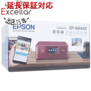 EPSON製 A4インクジェット複合機 カラリオ EP-884AR レッド [管理:10000196...