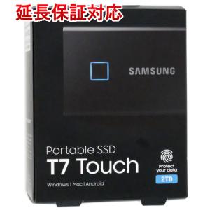 SAMSUNG ポータブルSSD T7 Touch MU-PC2T0K/IT 2TB ブラック [管理:1000020066]｜excellar-plus