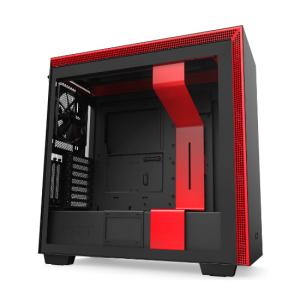 NZXT ミドルタワーPCケース H710i CA-H710i-BR マットブラック/レッド