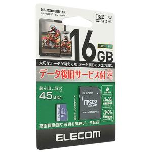 【ゆうパケット対応】ELECOM エレコム microSDHCメモリーカード MF-MS016GU11R 16GB [管理:1000020904]｜excellar-plus