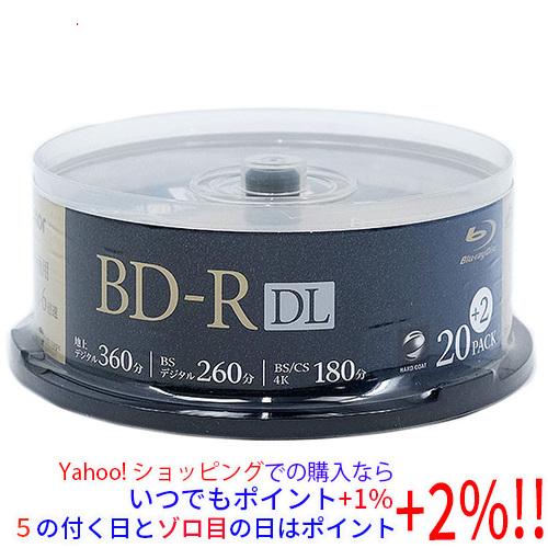 Victor ブルーレイディスク 6倍速 BD-R DL VBR260RP22SJ5 22枚組