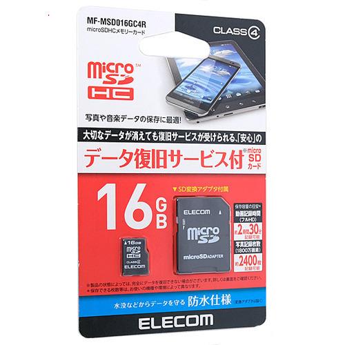 爆買【ゆうパケット対応】ELECOM エレコム microSDHCメモリーカード MF-MSD016...