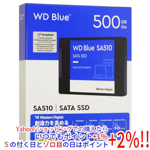 Western Digital製 SSD WD Blue SA510 SATA WDS500G3B0...
