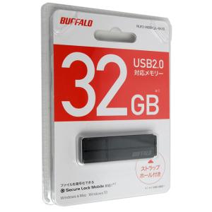 【ゆうパケット対応】BUFFALO バッファロー製 USBメモリー RUF2-WB32GB-BK/B 32GB ブラック [管理:1000022115]｜excellar-plus