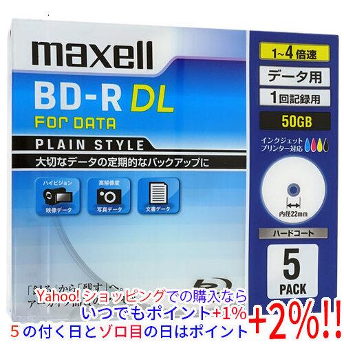 爆買maxell データ用ブルーレイディスク BR50PPLWPB.5S BD-R DL 4倍速 5...