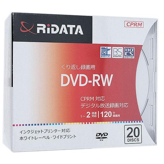RiTEK 録画用 DVD-RW 2倍速 20枚組 RIDATA DVD-RW120.20P SC ...