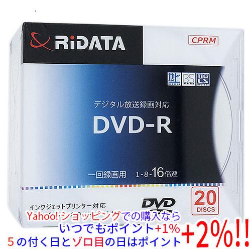 RiTEK 録画用 DVD-R 16倍速 20枚組 RIDATA D-RCP16x.PW20RD S...
