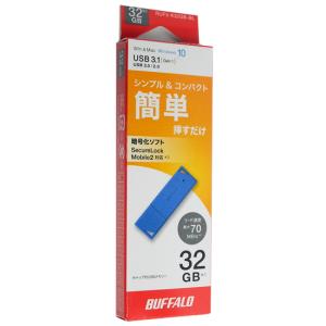 【ゆうパケット対応】BUFFALO バッファロー USB3.0用 USBメモリー RUF3-K32GB-BL 32GB ブルー [管理:1000022465]｜excellar-plus