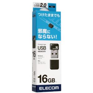 【ゆうパケット対応】ELECOM エレコム 超小型USBメモリ 16GB MF-SU2B16GBK ブラック [管理:1000022483]｜excellar-plus