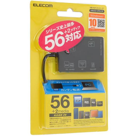ELECOM 56＋2メディア対応メモリリーダライタ MR-A012BK ブラック [管理:1000...
