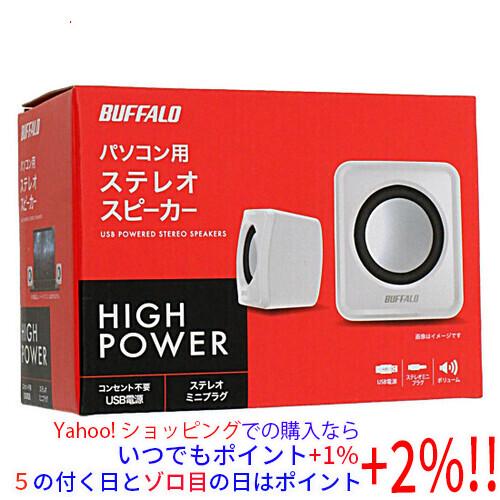 BUFFALO バッファロー PC用スピーカー BSSP100UWH ホワイト
