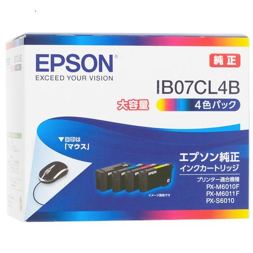 爆買EPSON インクカートリッジ IB07CL4B 4色パック 大容量