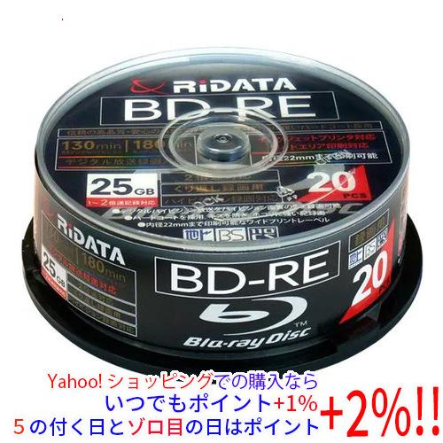 RiTEK ブルーレイディスク RiDATA BDRE130PW2X20SPC BD-RE 2倍速 ...