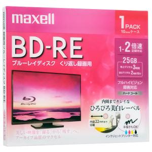 【ゆうパケット対応】maxell 録画用 BD-RE 2倍速 1枚 BEV25WPE.1J [管理:1000024069]｜excellar-plus