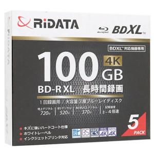 RiTEK ブルーレイディスク RIDATA BD-R520PW4X.5P SC A BD-R XL 4倍速 5枚組 [管理:1000024229]｜excellar-plus