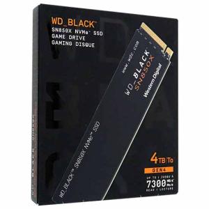 Western Digital製 内蔵SSD 4TB WD_Black SN850X NVMe SSD WDS400T2X0E [管理:1000025017]｜excellar-plus