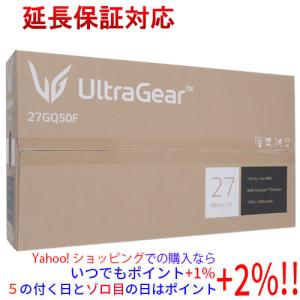 LGエレクトロニクス 27型 ゲーミングモニター UltraGear 27GQ50F-B [管理:1000025077]