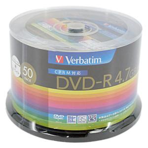 三菱化学メディア Verbatim DHR47JDP50V3 DVD-R 16倍速 50枚 [管理:1000025181]｜excellar-plus