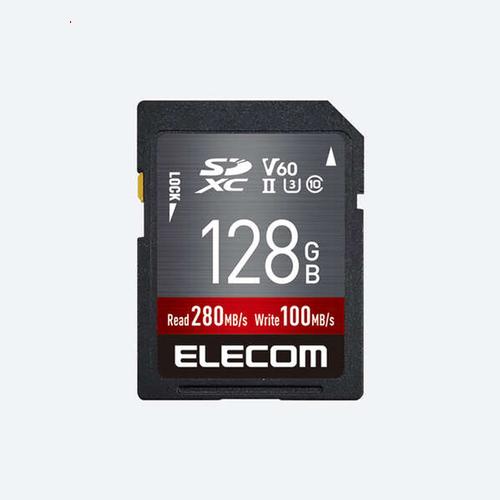 爆買ELECOM エレコム SDXCメモリーカード MF-FS128GU23V6R 128GB