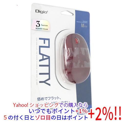 ナカバヤシ 3ボタン BlueLEDマウス Digio2 MUS-BKT154NR レッド