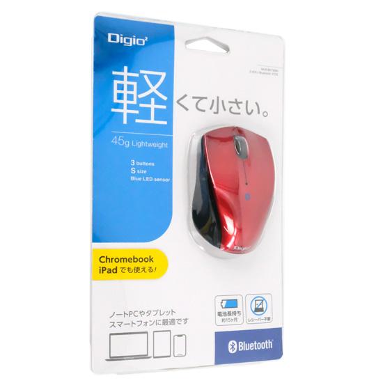 ナカバヤシ 小型 3ボタン BlueLEDマウス Digio2 MUS-BKT99NR レッド [管...
