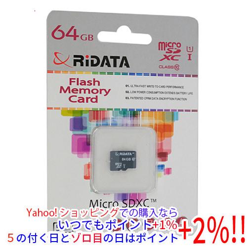 【ゆうパケット対応】RiDATA microSDXCメモリーカード WRI-MSX064GC10U1...
