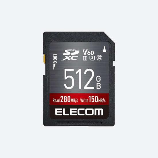 ELECOM エレコム SDXCメモリーカード MF-FS512GU23V6R 512GB [管理:...