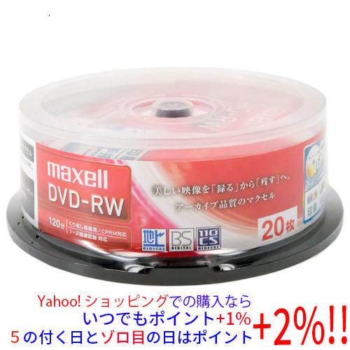 maxell 録画用 DVD-RW 2倍速 20枚組 DW120WPA.20SP