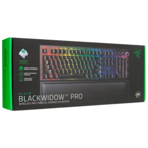 Razer ゲーミングキーボード 英語配列 BlackWidow V3 Pro Green Switch RZ03-03530100-R3M1 [管理:1000025725]｜excellar-plus