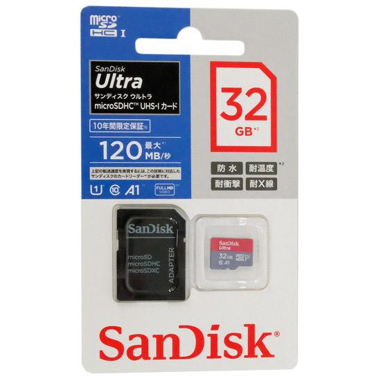 【ゆうパケット対応】SanDisk microSDHCメモリーカード 32GB SDSQUA4-03...