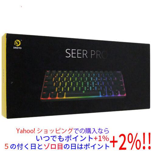 【新品(開封のみ)】 DREVO テンキーレス メカニカルキーボード 青軸 英語配列 ホワイト Se...