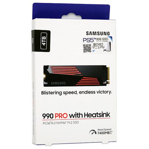 SAMSUNG製 SSD 990 PRO with Heatsink MZ-V9P4T0G-IT/E...
