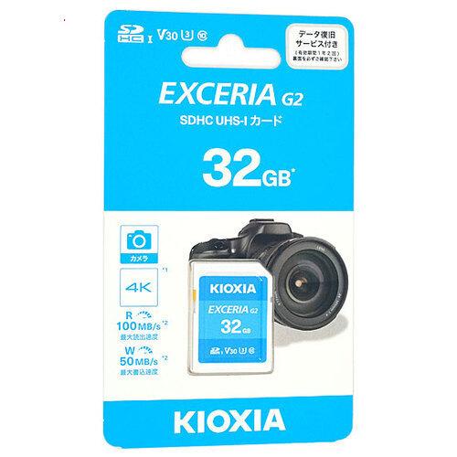 爆買【ゆうパケット対応】キオクシア SDHCメモリーカード EXCERIA G2 KSDU-B032...