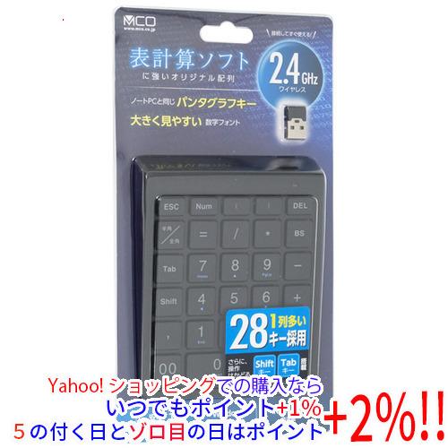 ミヨシ 2.4GHz ワイヤレステンキー TEN24G03/BK ブラック