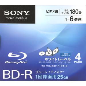 SONY ブルーレイディスク 4BNR1VCPF6 BD-R 6倍速 4枚 [管理:1000027215]｜excellar-plus