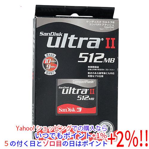 【新品訳あり(箱きず・やぶれ)】 SANDISK コンパクトフラッシュ SDCFH-512-903 ...