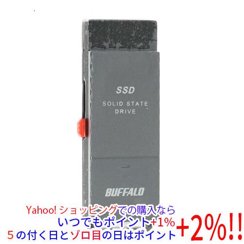 BUFFALO バッファロー 外付けSSD SSD-PUT500U3-B/N ブラック 未使用