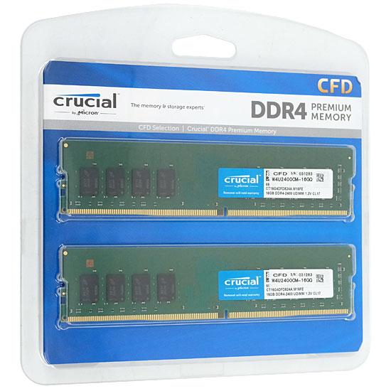 crucial CFD Selection W4U2400CM-16GQ DDR4 PC4-1920...
