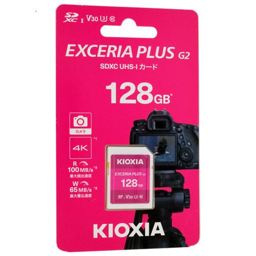 爆買キオクシア SDXCメモリーカード EXCERIA PLUS G2 KSDH-B128G 128...