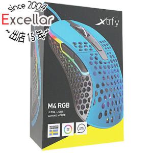 Xtrfy 超軽量ゲーミングマウス M4 RGB マイアミブルー 並行輸入品 [管理:1000028017]｜excellar-plus
