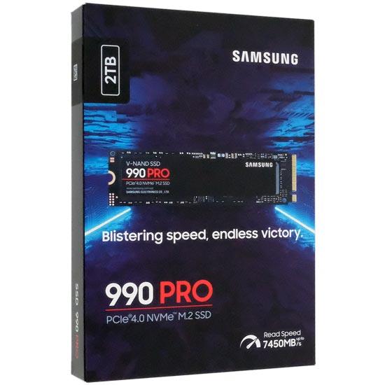 SAMSUNG製 SSD 990 PRO MZ-V9P2T0B-IT/EC 2TB [管理:1000...