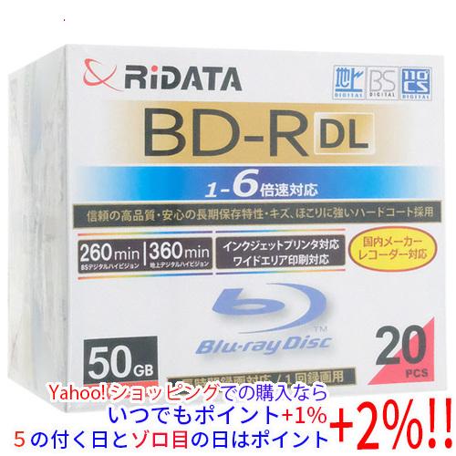 RiTEK ブルーレイディスク RIDATA BD-R260PW 6X.20P SC A BD-R ...