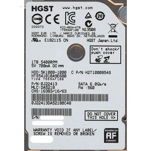 爆買HITACHI ノート用HDD 2.5inch HTS541010A9E680 1TB