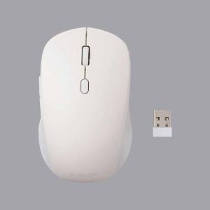 ELECOM OSMOD Six USB無線/Bluetooth 静音マウス 6ボタン/Mサイズ M-MY30MBSXWH（ホワイト）の商品画像