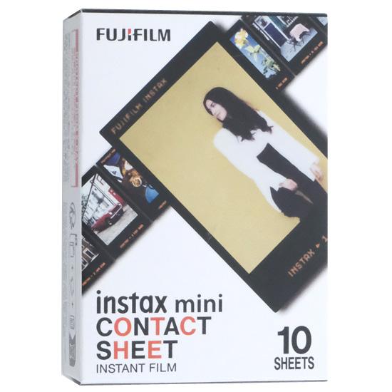 FUJIFILM instax mini チェキ用 インスタントフィルム コンタクトシート 10枚入...