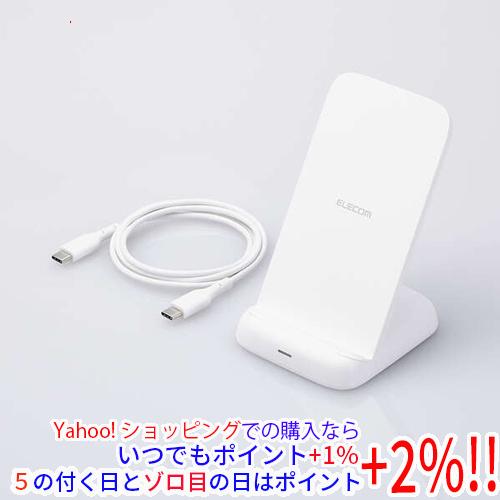 ELECOM エレコム Qi規格 対応ワイヤレス充電器 12W W-QS11WH ホワイト