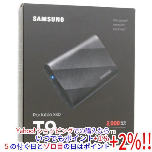 SAMSUNG製 SSD T9 MU-PG4T0B-IT/EC ブラック 4TB