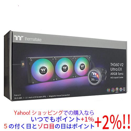 Thermaltake 水冷一体型CPUクーラー TH360 V2 Ultra EX ARGB Sy...