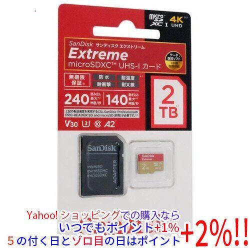 SanDisk microSDXCメモリーカード SDSQXAV-2T00-JN3MD 2TB